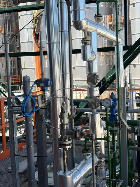 Acabamento de isolamento industrial